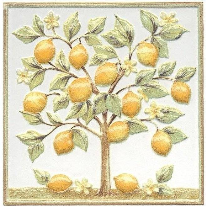 Декор Kerama Marazzi Капри TLA001 Лимонное Дерево 20x20