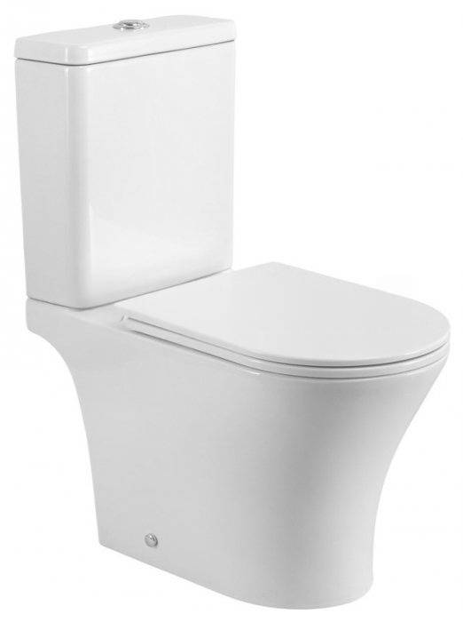 Унитаз-компакт BelBagno Acqua-Tor безободковый, с сиденьем микролифт