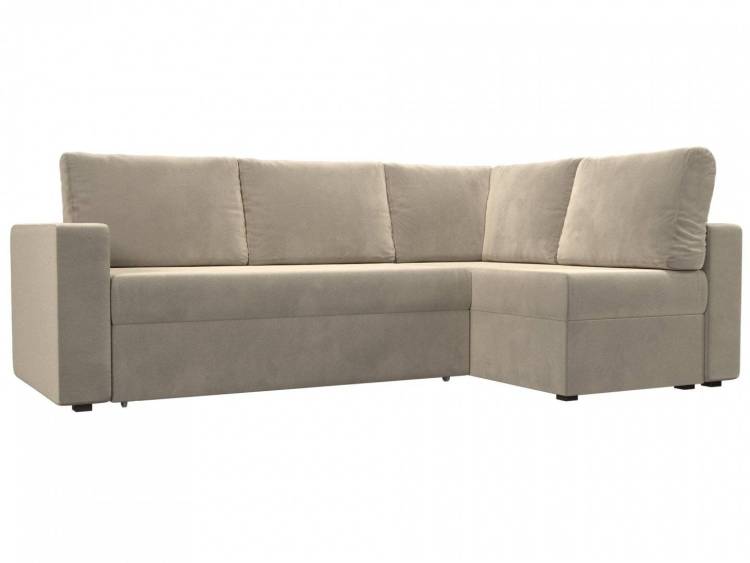 Диван угловой Лига диванов Оливер 102069 Бежевый