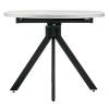 Стол Bradex Home Rudolf RF 0522 белый мрамор, чёрный 90(120)x90x75 фото 5
