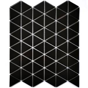 Мозаика Bonaparte Reno Black matt (3.9x4.5) 25.2x29.1