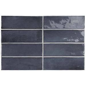 Керамическая плитка Equipe Coco 27988 Blue Night Glossy 5x15