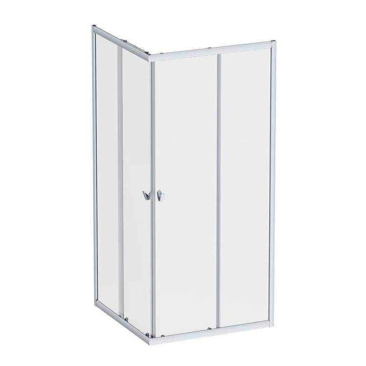 Душевой уголок Am.Pm Sunny W87G-403-9090-MT профиль серебро, стекло прозрачное, 90x90