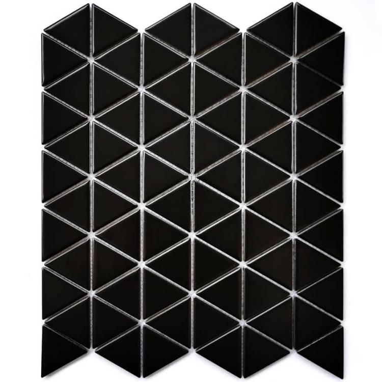 Мозаика Bonaparte Reno Black matt (3.9x4.5) 25.2x29.1