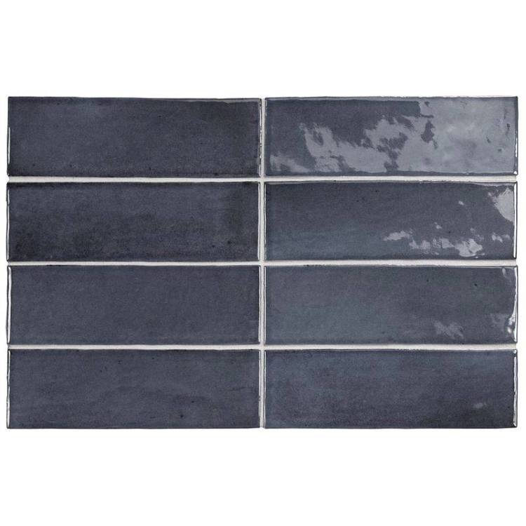 Керамическая плитка Equipe Coco 27988 Blue Night Glossy 5x15
