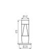 Уличный светильник Kanlux INVO TR 47-O-GR 29175 фото 4