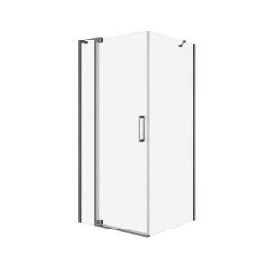 Душевой уголок Cezares SLIDER-AH-1-100-100/110-GRIGIO-GM профиль оружейная сталь, стекло серый, 100x100x195
