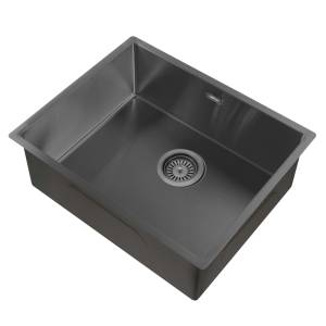 Мойка кухонная Abber Wasser Kreis AF2196GM оружейная сталь, 54x44