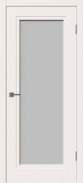 Межкомнатная дверь Владимирская Фабрика Дверей Flat 1 Ivory стекло White Cloud 700x2000