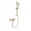 Смеситель для ванны Wonzon & Woghand WW-C2002-A-BG термостатический, с душевым гарнитуром, брашированное золото