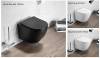 Унитаз подвесной Cerutti Spa Sella Aria 7183 безободковый, с микролифтом фото 7