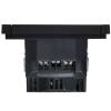 Розетка 1-местная с заземлением, шторками и USB Type A+С IEK Forte&Piano FP-R14-16-U22-018-M-K02 черный фото 5