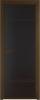 Межкомнатная дверь Profil Doors 4 AX цвет профиля Деорэ, стекло безопасное 6 мм монохром черный 700x2000