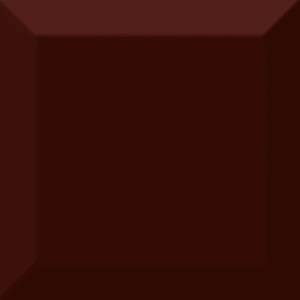 Керамическая плитка Absolut Keramika Cube Kitchen Biselado Brillo Marron 10x10