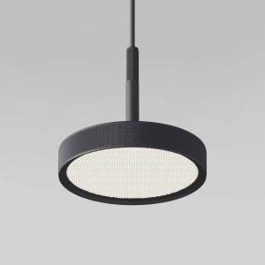 Подвесной светодиодный светильник Elektrostandard Plate 50260 LED 14W 4000K черный
