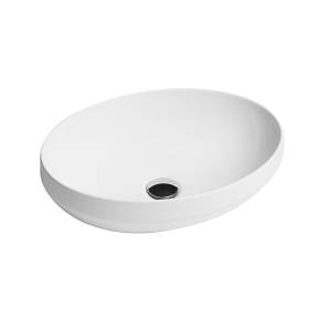 Раковина накладная AXA Decus 8510012 овальная 500х350х150мм, White Matt