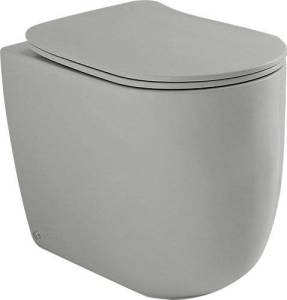 Чаша для унитаза Kerasan Nolita 531859 grigio matt без сиденья
