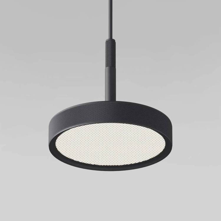 Подвесной светодиодный светильник Elektrostandard Plate 50260 LED 14W 4000K черный