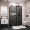 Душевой уголок Grossman Style 120.K33.05.1110.21.10 профиль черный матовый, стекло тонированное, 110x100x195 фото 5
