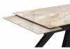 Стол Woodville Морсби 588049 butterfly onyx beige, черный 140(200)x80x80 фото 7