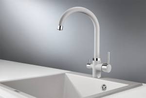 Смеситель для кухни Granula 2168 сланец
