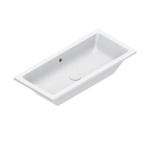 Раковина Catalano Zero 0124810001 белая глянцевая, 80x37