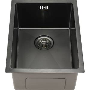 Мойка кухонная Melana ProfLine D5138HB графит врезная прямоугольная 510x380x220мм