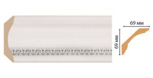 Плинтус потолочный DECOMASTER 100C-60 240x6.9x6.9