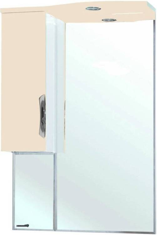 Зеркало Bellezza Лагуна 65 L бежевый