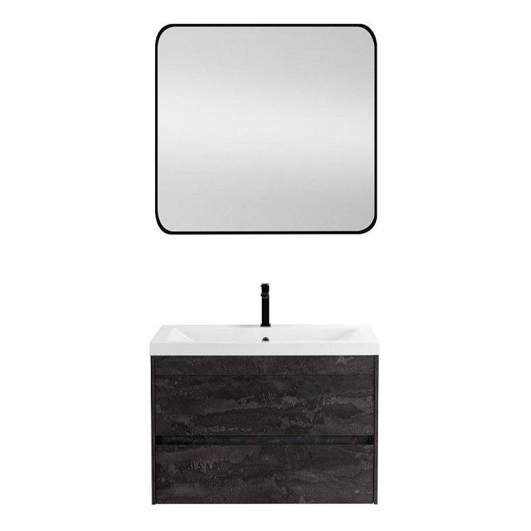 Тумба с раковиной Art&Max Family-M Iron Stone, 53.5x75