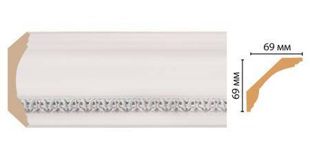 Плинтус потолочный DECOMASTER 100C-60 240x6.9x6.9