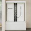 Душевая кабина Orans 86202W белый, 150x90x215 фото 3