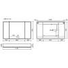 Зеркало-шкаф Sancos Mirror MI120EG 119x74, дуб галифакс натуральный фото 5
