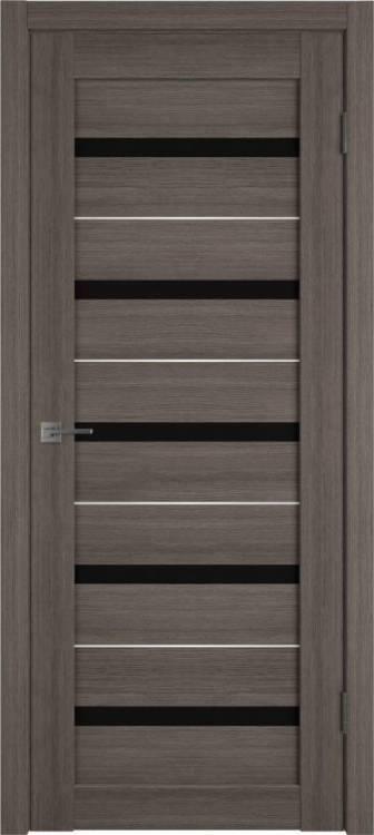 Межкомнатная дверь Владимирская Фабрика Дверей Atum Al 7 Grey стекло Black Gloss SM 800x2000