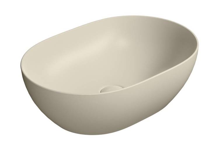 Раковина GSI Pura 886008 бежевый матовый, 50x35