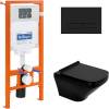 Комплект Belbagno Sela BB3201CHR-MB/BB3201SC-MB/BB002-80/BB007-PR-NERO.M кнопка черная