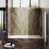 Шторка на ванну MaybahGlass MGV-602-5 поворотная, на монопетле, стекло бронза матовая, профиль хром матовый, 1400x400
