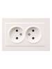 Розетка 2-местная с защитными шторками IEK Brite BR-R23-10-K36-F жемчуг фото 3