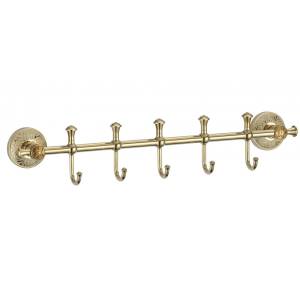 Планка с крючками (5 крючков) Savol 58b S-005875B золото