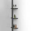Душевая перегородка Vincea Walk in WS VSW-1HWS800CLGM профиль вороненая сталь, стекло прозрачное, 80x200 фото 2