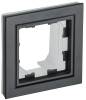 Рамка 1-постовая IEK Brite BR-M12-44-K02 черный