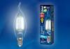 Лампа светодиодная филаментная Uniel Sky Candle LED-CW35-6W/NW/E14/CL PLS02WH фото 2