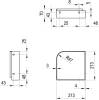 Консоль для раковины Ravak Yard 28 C черная фото 3