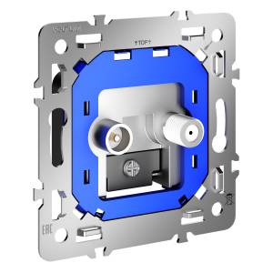 Механизм ТВ-розетки TV+SAT оконечная Voltum S70 VLS0604M