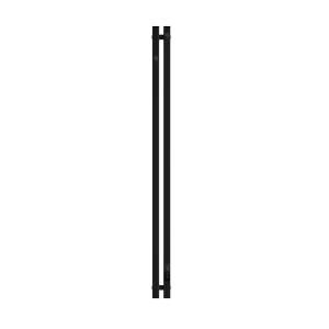 Полотенцесушитель электрический Indigo Style 2 PRO LSPRE120-8BRRt с таймером, черный муар, 120x8