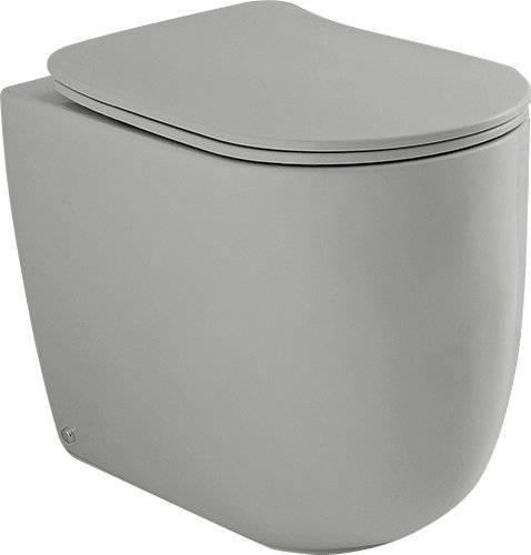 Унитаз приставной Kerasan Nolita 531859 grigio matt
