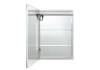 Зеркало-шкаф Aquatek AQ7504-MLC с подсветкой, хром, 50x70x13.3 фото 3