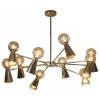 Подвесная люстра Loft IT Halley 10046/10 Gold фото 2