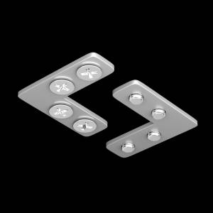 Соединитель L-образный Technical Accessories for tracks Exility TRA034CL-SC-42S