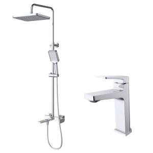 Душевой комплект BelBagno Ardente ARDENTE-VSCM/LVM-CRM хром